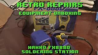 Retro Repairs - Equipment Unboxing - Hakko FX-888D Soldering Station