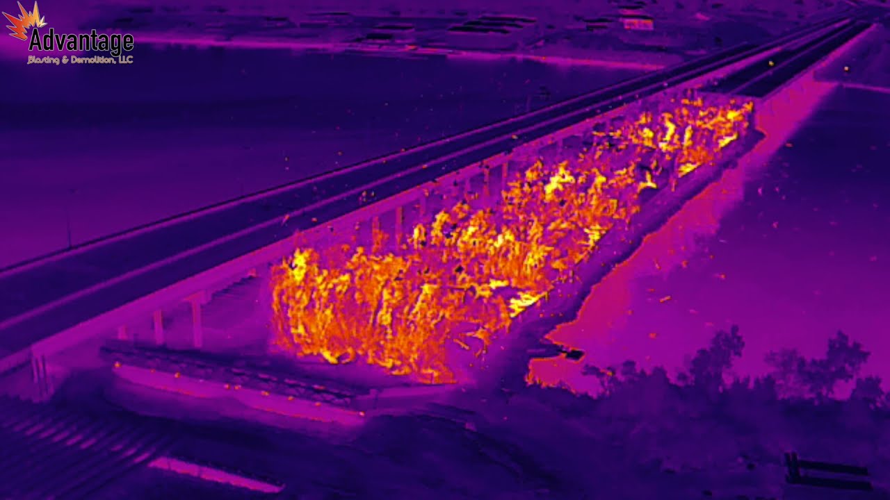 Advantage Blasting & Demolition Disalle Bridge Demolition, Toledo OH YouTube