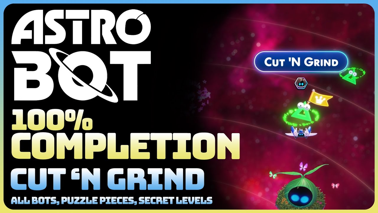 Astro Bot - Cut 'N Grind (All Collectible Locations: Bots)