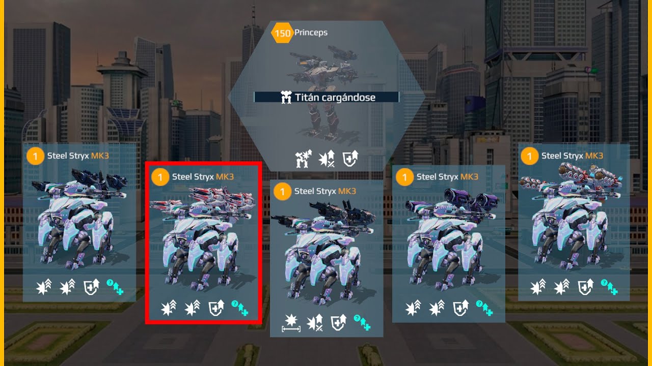 War Robots: Лучшие T4-сборки на 500 м для Stryx? | Nucleon, Cestus, Screamer, Hammer, Smuta Геймплей