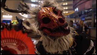 [4k] Skull Dog Fursuits and Skull Face Masks at Furry Weekend Atlanta | FWA 2023