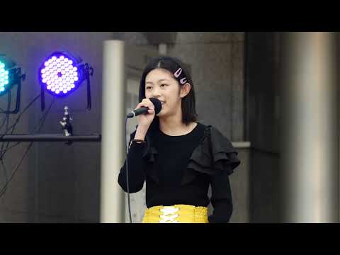 yuzune『ギラギラ / Ado』@  MINAさかい 野外フリーライブ 2022/04/24