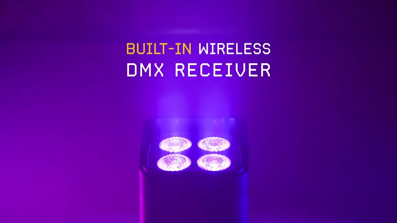 BEAMZ BBP94W Uplight 4x12W 6in1 WDMX IRC – Faro led par a batteria