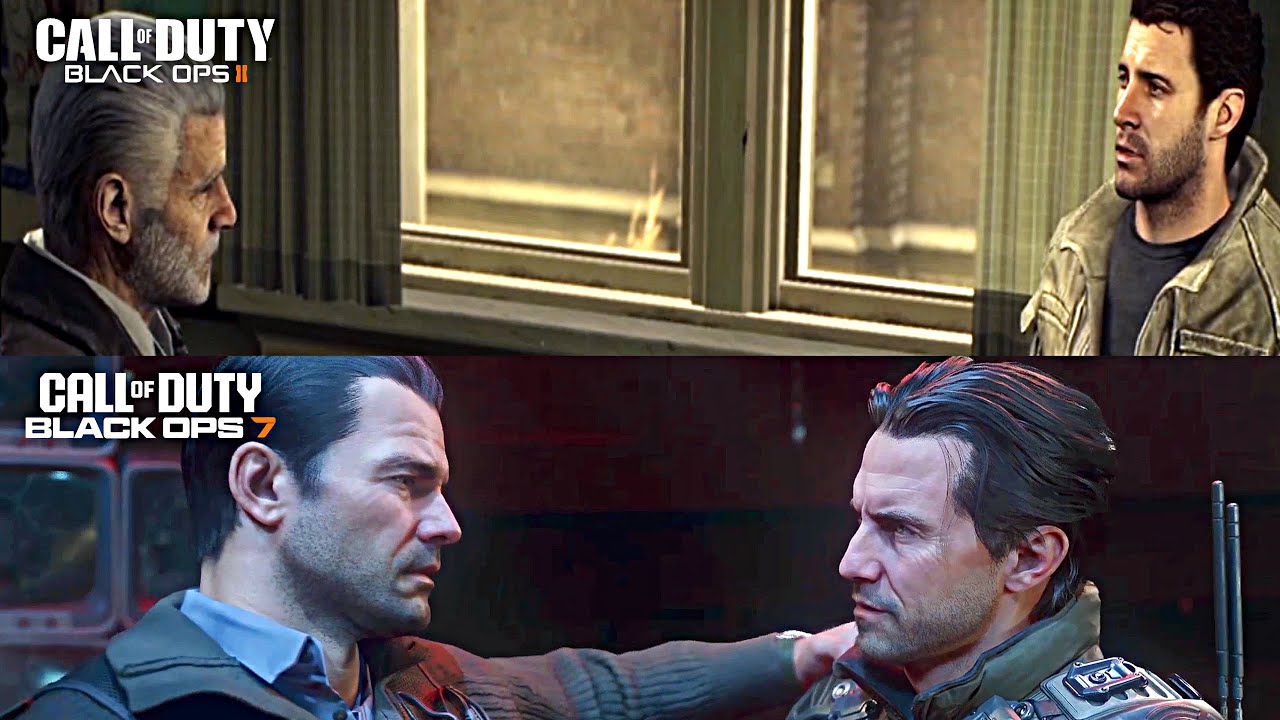 Дэвид Мейсон встречает своего «мёртвого» отца — Cod: Black Ops 2012 против 2025