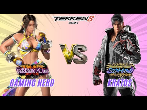 Gaming Nerd (Miary Zo) vs Kratos (Jin Kazama) | TEKKEN 8