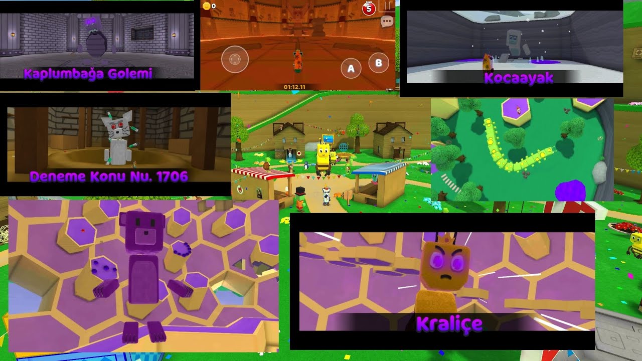 Bütün Bossları Yendik!:Kaplumbağa Golemi,Koruyucu,Kocaayak,Deneme Konu Nu. 1706,Dev Tırtıl,Kraliçe,