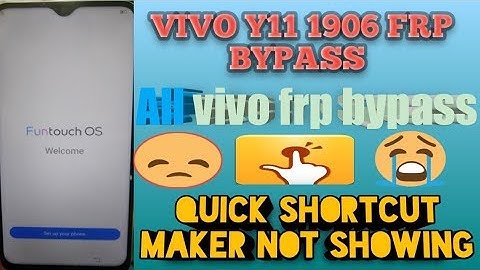 VIVO Y11/y12/y15 Frp Bypass without PC || quick shortcut not working! All VIVO Android 11 FRP BYPASS