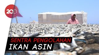 Mengintip Pengolahan Ikan Asin di Pulau Papagarang