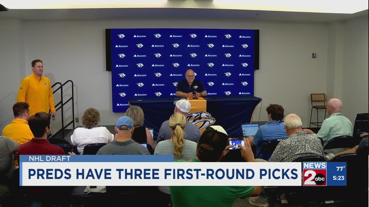 Nashville Predators have three first-round draft picks