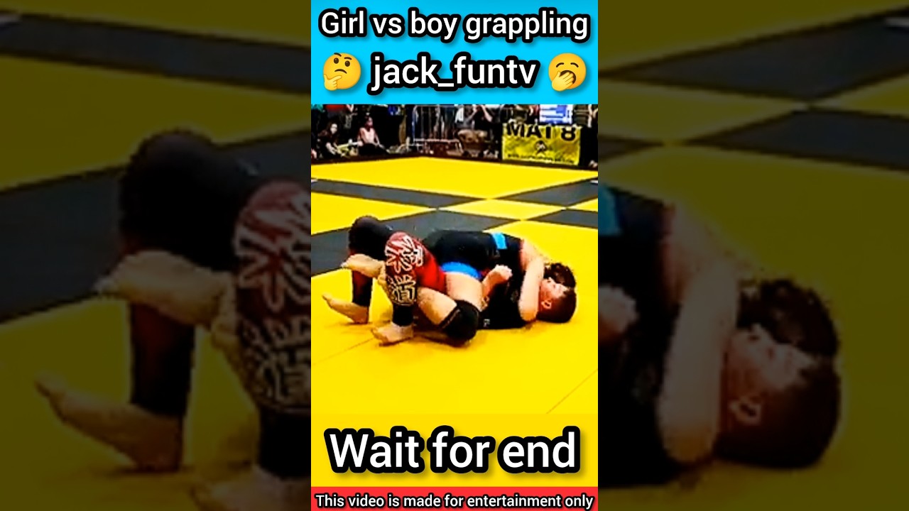 girl vs boy Fight Grappling