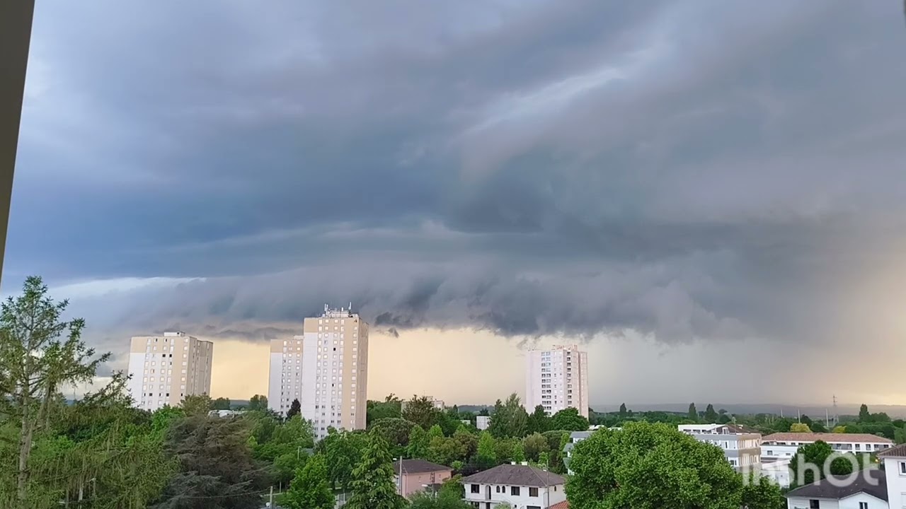Long orage virulent du 13 Mai 2025 à Tarbes