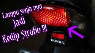Lampu Senja belakang kedip Strobo | Vario 110 CW