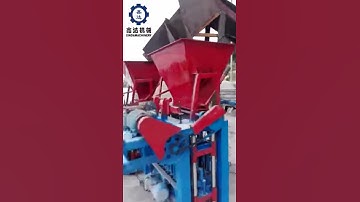 QMJ4 -35B cement hollow block brick making machine hot sale