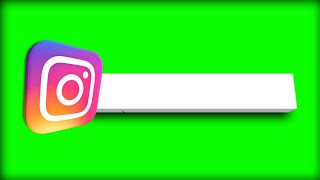 Instagram Green Screen Animation Effect.