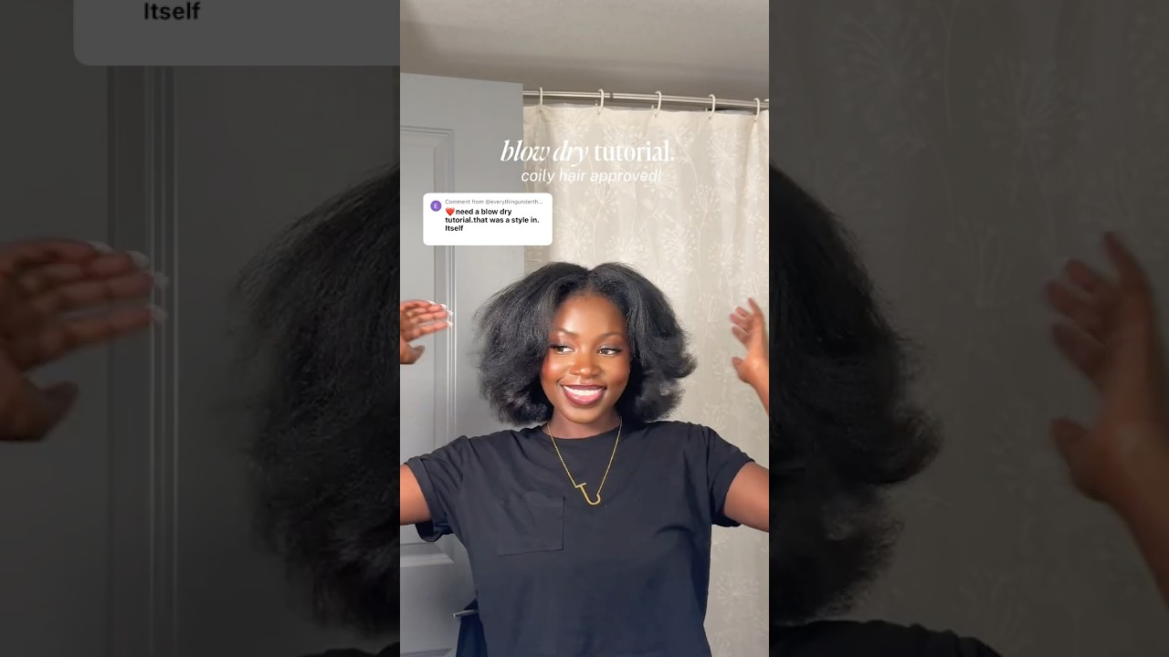 Урок по укладке феном для волос типа 4 