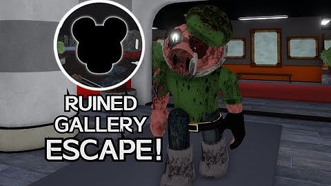 How to ESCAPE CHAPTER 3 RUINED GALLERY in PIGGY: REBOOTED 2.0