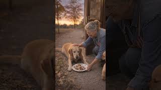 The Golden Retriever dog begs for food for its pup screenshot 3