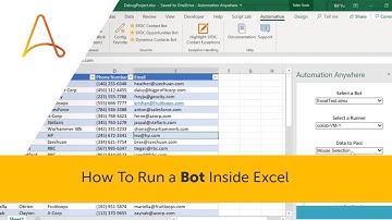 How To Run a Bot Inside Excel | RPA Productivity Tools