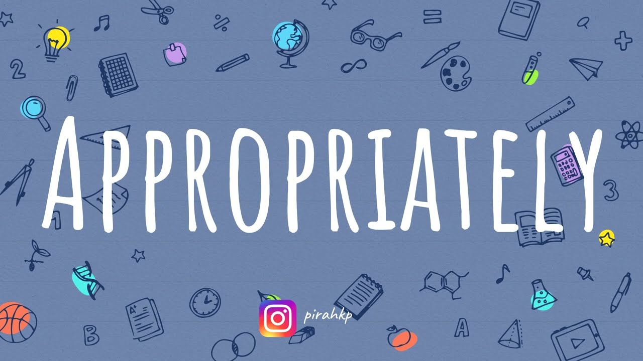 Appropriately meaning | Word of the Day | Learn English Vocabulary