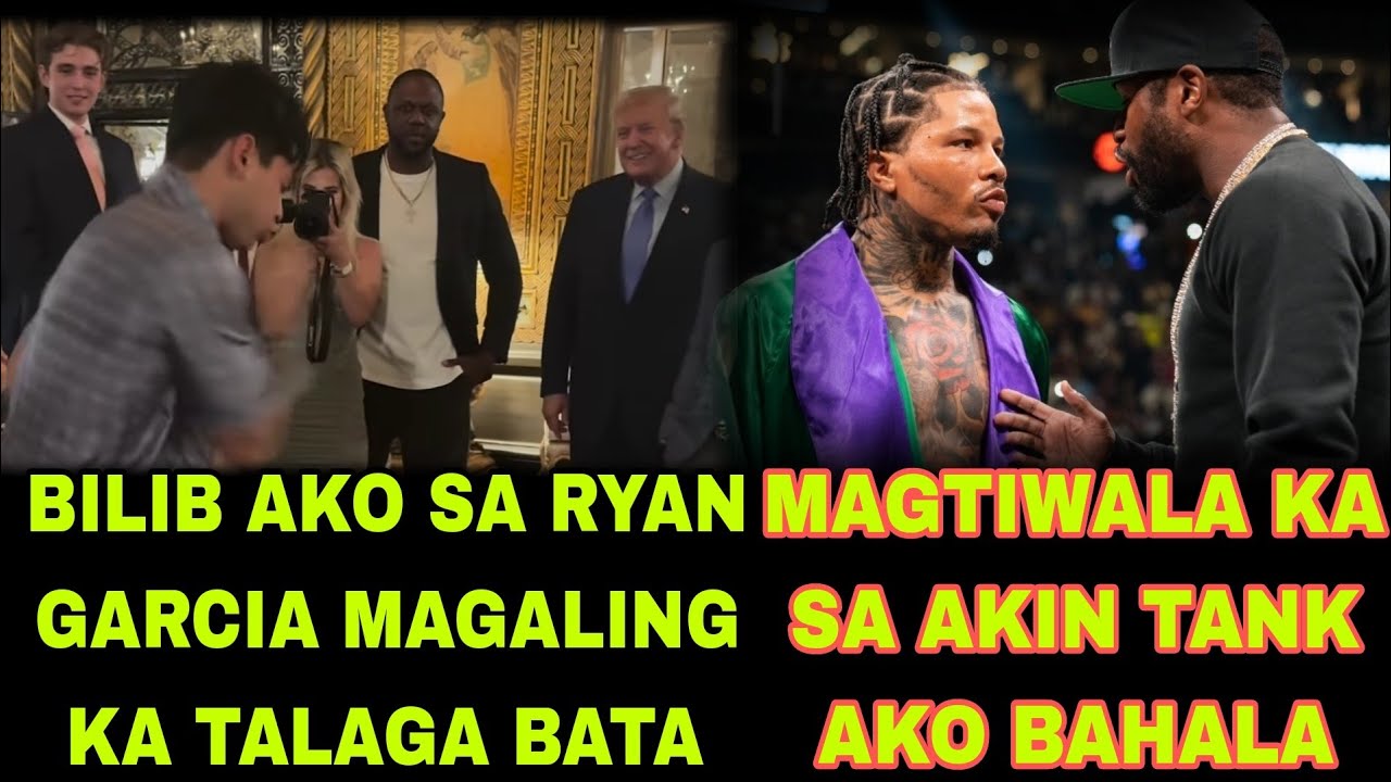 RYAN GARCIA NAGPASIKAT SA HARAP NI PRESIDENTE DONALD TRUMP!!! GERVONTA DAVIS TKO SI MAYWEATHER!!!