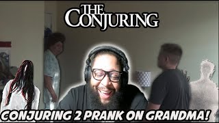 ANGRY GRANDMA!!! | Conjuring 2 PRANK ON GRANDMA! | Reaction!!!