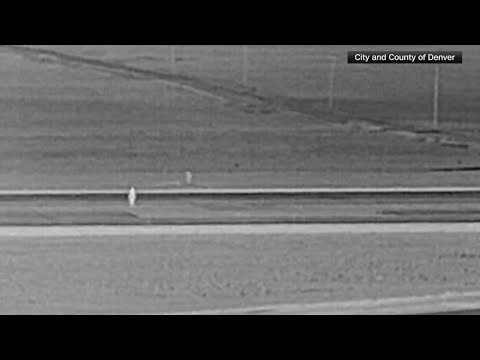 Surveillance video shows moments before plane hit person on Denver airport runway