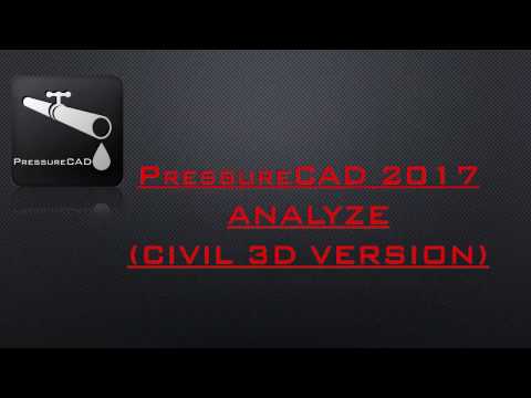 PressureCAD - Analyze and Label (Civil 3D Version)