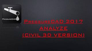 PressureCAD - Analyze and Label (Civil 3D Version)