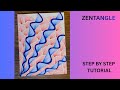 If You Can Draw Lines, You Can Do This Zentangle 😊| Drawing Tutorial For Beginners
