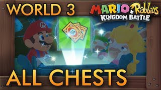 Mario   Rabbids Kingdom Battle - All Chest Locations  (World 3)