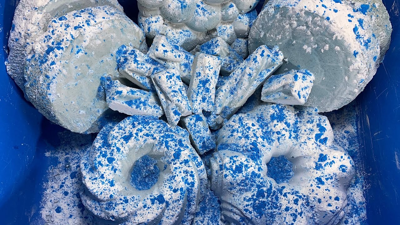 CRUSHING POWDER ASMR ODDLY SATISFYING ANXIETY RELIEF YouTube