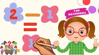 Learn Subtraction | 2 Minutes of Subtraction! | Math for beginners | @backtoschool2023