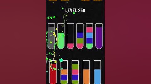 Water Sort Puzzle Game Level 258