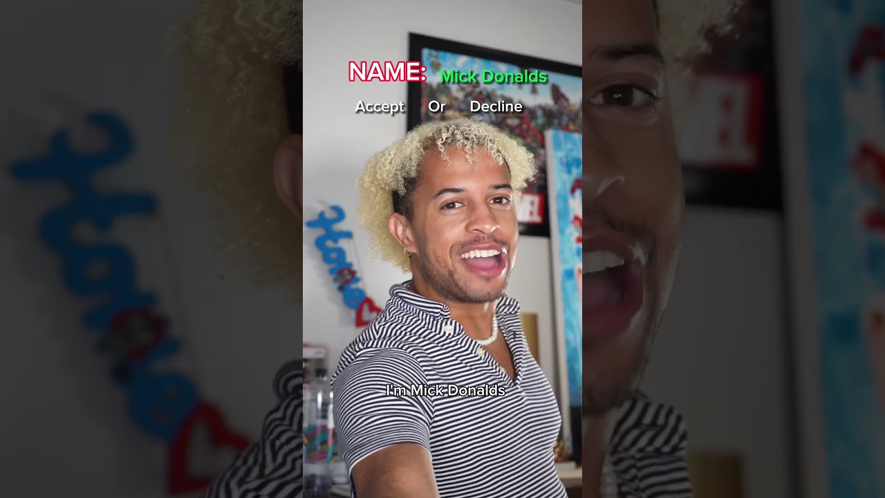 POV Everyone Gets To Choose Their Own Names PART 1 Tiktok Skit Actor Acting Part1