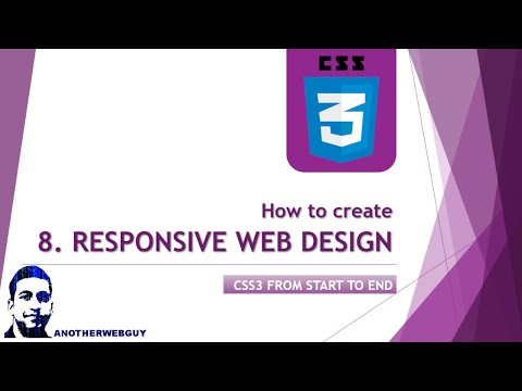 How to create Responsive Websites | CSS Tutorial Series #8