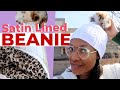DIY Satin Lined Beanie HAT! | Easy Thrift Flip