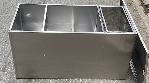 Bẫy mỡ inox 304 chất lượng cao cho gia đình, chung cư,...