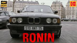 RONIN (1998)  Paris Car Chase (BMW vs Peugeot) Scene | 4K HDR AI Remastered | John Frankenheimer
