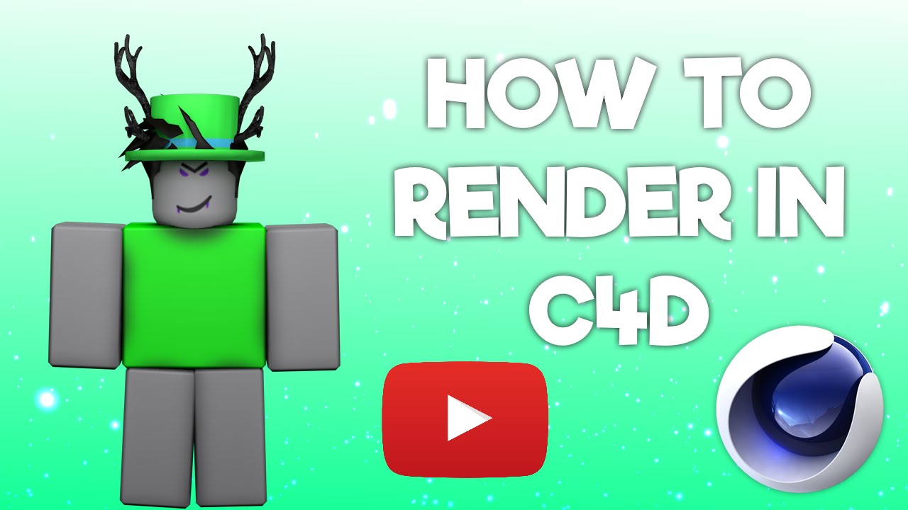 How To Render A Roblox Character Cinema 4d Youtube - how to make roblox renders with c4d