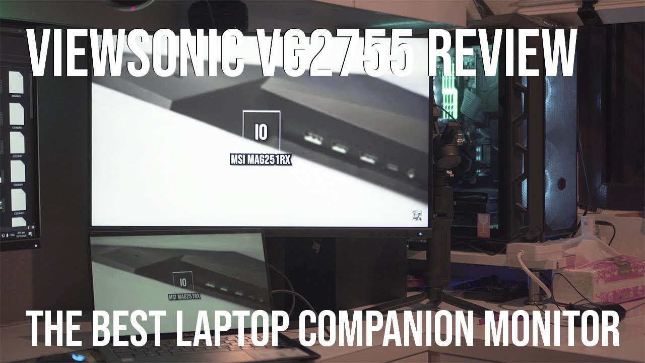 ViewSonic VG2755 Review. The best external monitor for you laptop