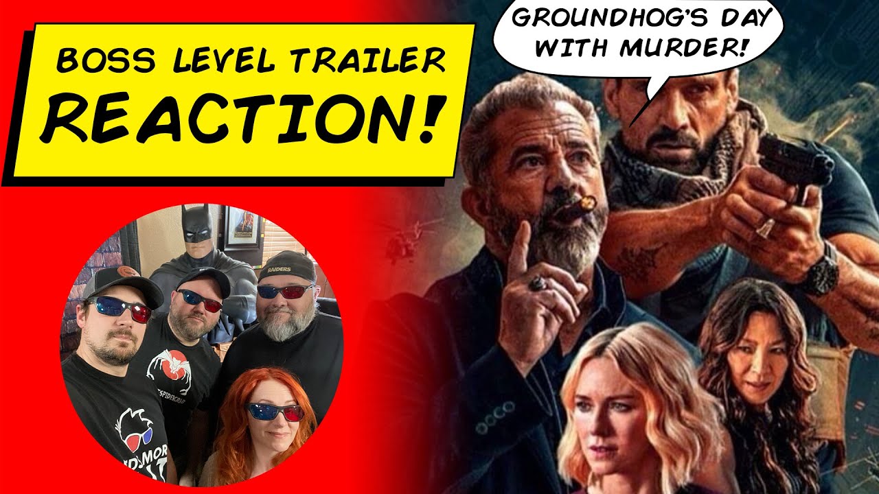 Boss Level Trailer Reaction - Mel Gibson, Frank Grillo, MURDER Groundhog's Day?