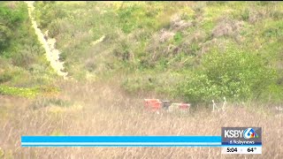 Fire breaks out again at homeless encampment in Lompoc riverbed