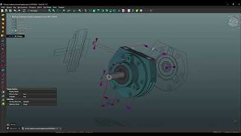 Мотор пневматический реверсивный MRV009A