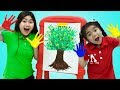 Suri Finger Paints Fun Kids Art with Colored Paint Kids Toys