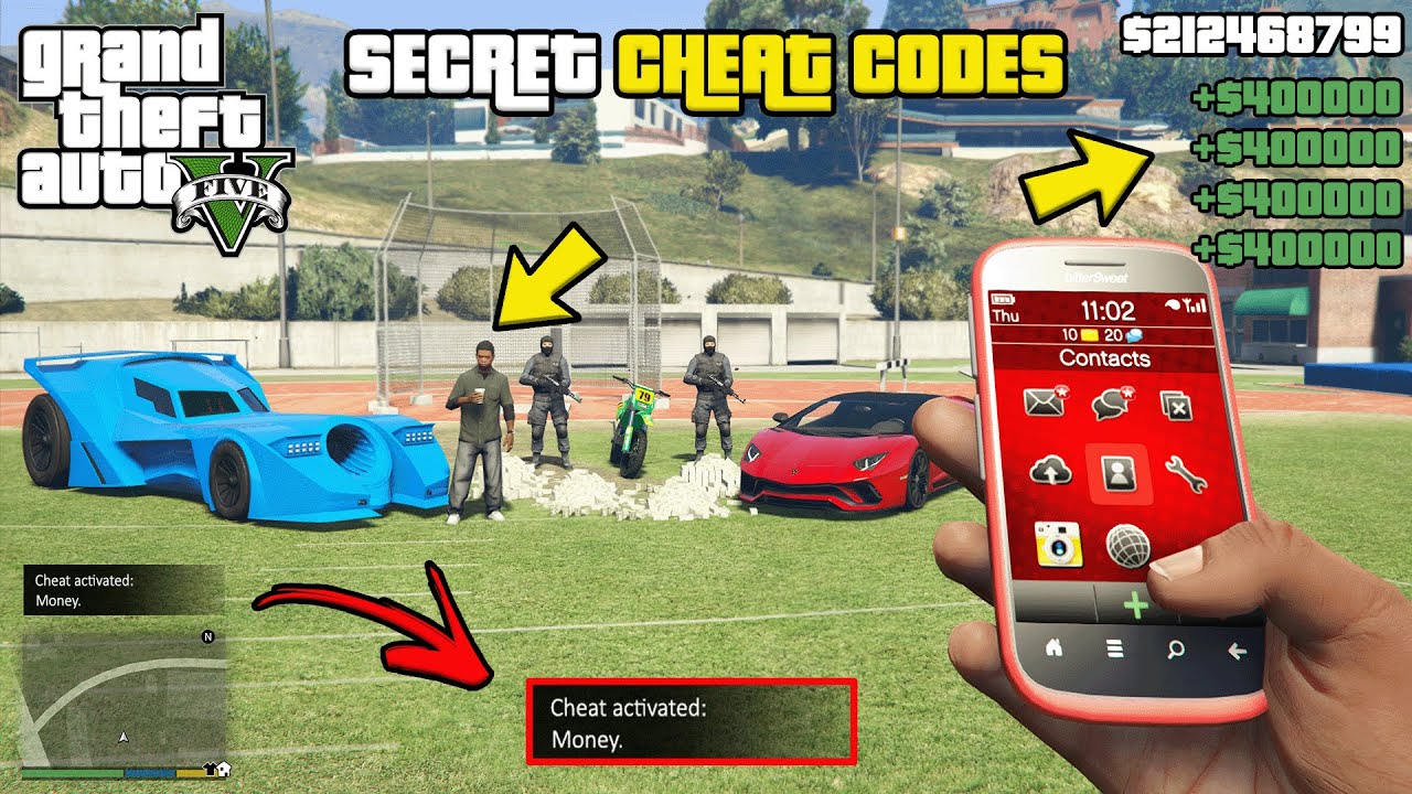 GTA 5 All New Secret Phone Cheats Money Cheat Girlfriend Cheat 