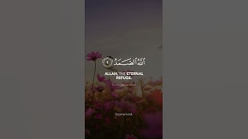 سورة الإخلاص ~إسلام صبحي 🍁