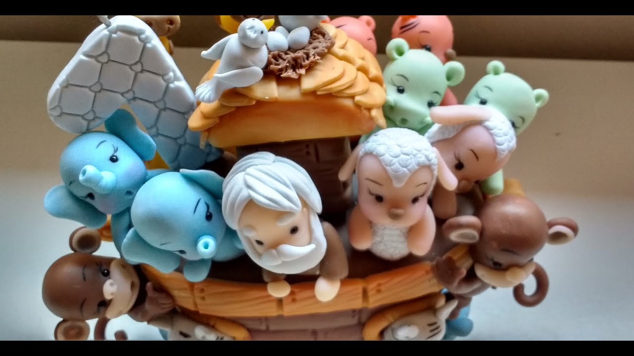 Arca de Noé em biscuit -  parte 2