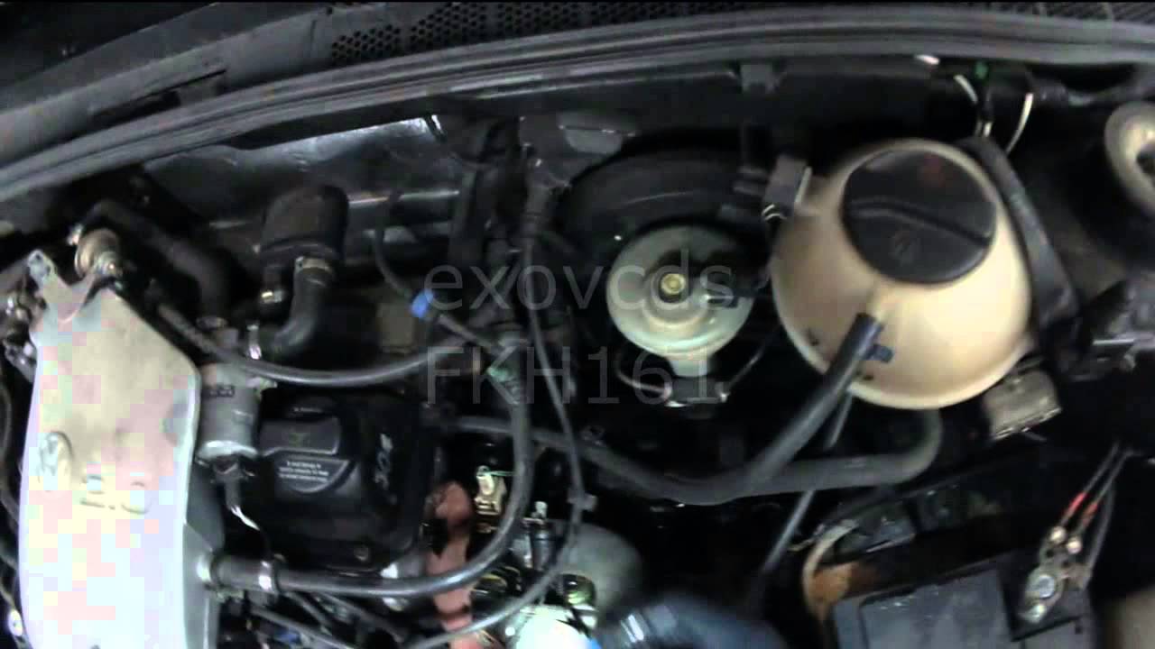 VW A3: 2.0L ABA Low Oil Pressure Switch at Head Replacing ... free car alarm wiring diagram 