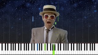 Video thumbnail of "Elton John - i'm still standing - EASY PIANO TUTORIAL"