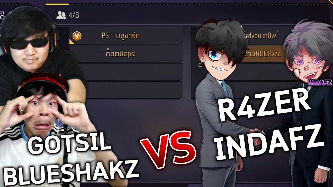 R4ZER INDAFZ против BLUE SHAKZ GOTSIL2245N !!
